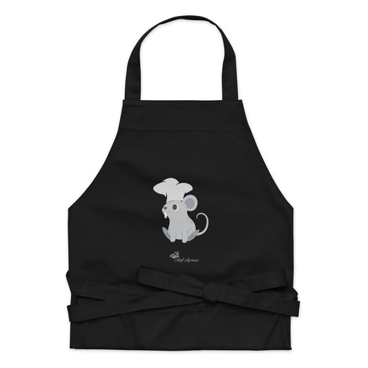 Chef Rat Design Apron - Fun Ratatouille Inspired Cotton Apron for Cooking Enthusiasts